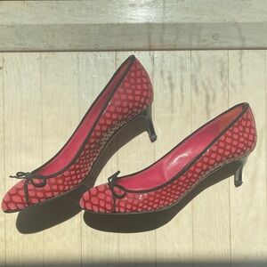 Sergio Rossi Pink Suede Heels Sz 41